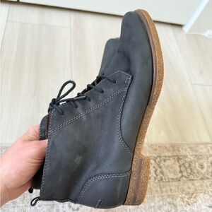 Dark blue  Leather Boots